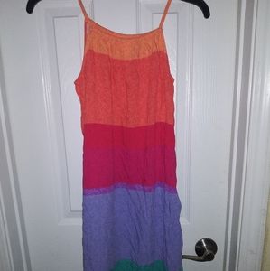 multi color summer dress